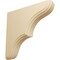 Ekena Millwork 1 3/4"W x 7 1/2"D x 7 1/2"H Stratford Wood Bracket, Maple BKTW02X08X08STMA - alternate 1